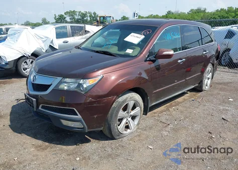 2010 Acura Mdx Technology Package из США, поврежденный, VIN 2HNYD2H62AH522194